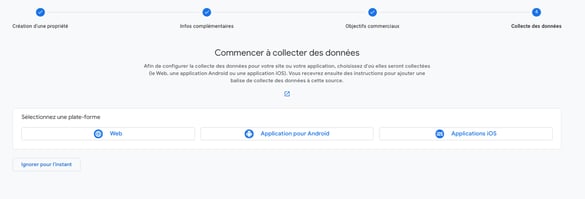 collecter données GA4