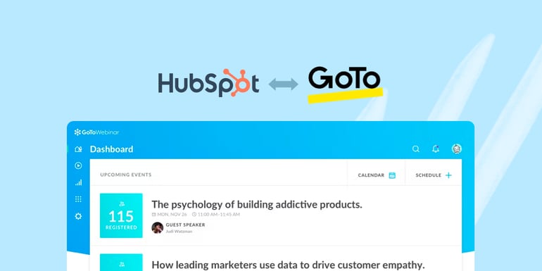 Intégration HubSpot - GoToWebinar