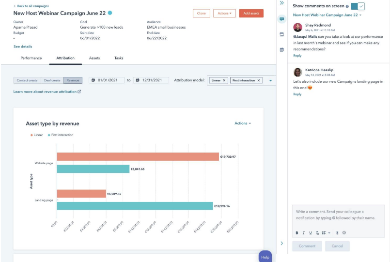 nouvelles campagnes hubspot