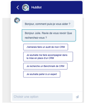 Chat bot Hubspot