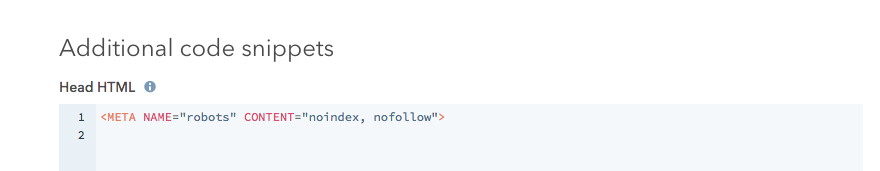 code no index no follow 