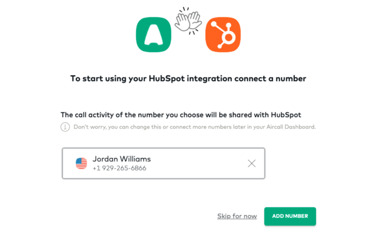 HubSpot aircall integration