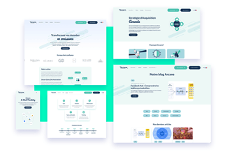 refonte site web arcane sur cms hubspot