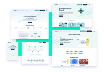 refonte site web arcane sur cms hubspot