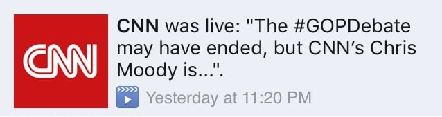 Facebook : des notifications pour les live