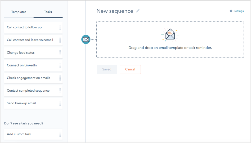 Séquence email Hubspot Sales