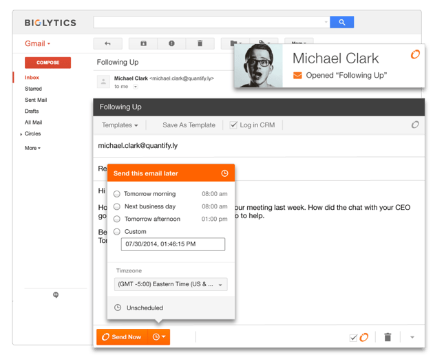 Inbound Marketing : l'extension Sidekick by Hubspot
