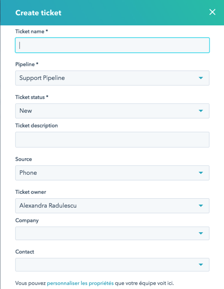 Tickets Tool ServiceHub