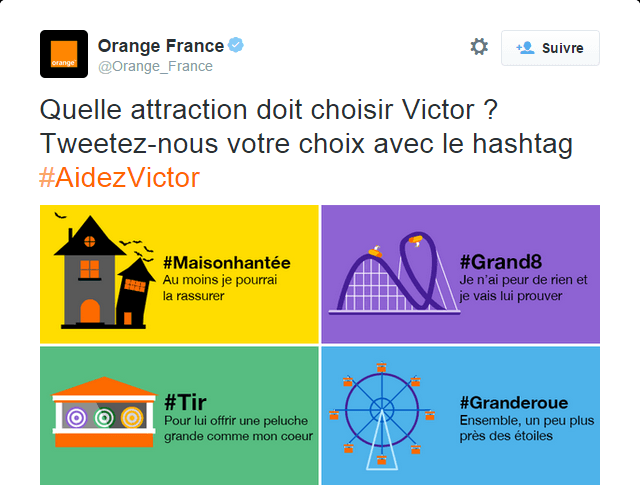 AidezVictor la campagne interactive qui incite les abonnés à créer une histoire