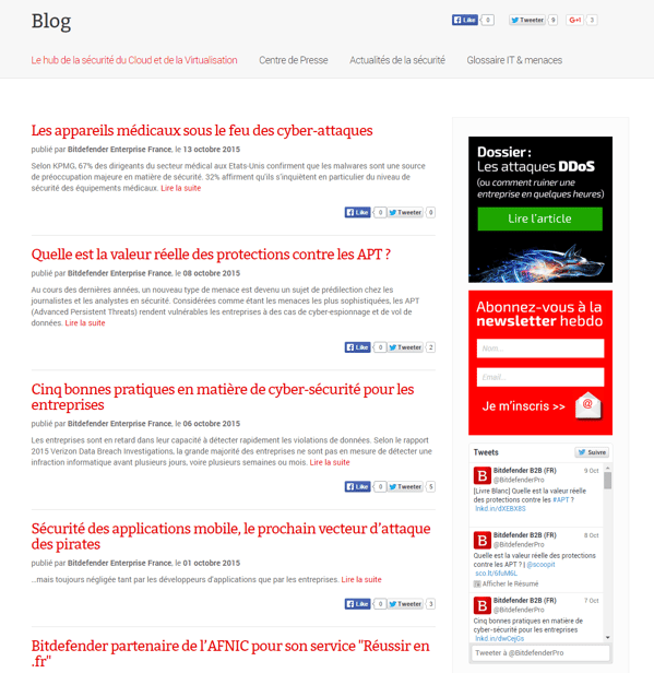 Inbound Marketing : le blog de Bitdefender