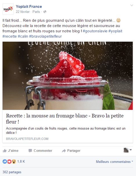 Le Content Marketing s'effectue aussi sur Facebook