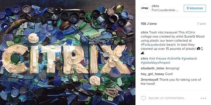 Instagram pour diffuser les valeurs de son entreprise