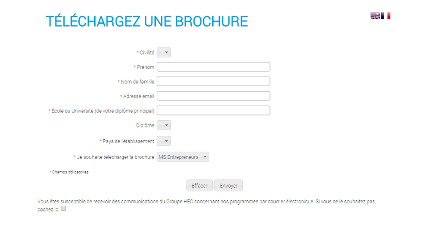 Inbound Marketing : un formulaire, l'indispensable pour acquérir des leads