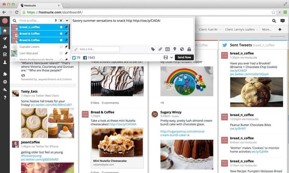 Hootsuite interface