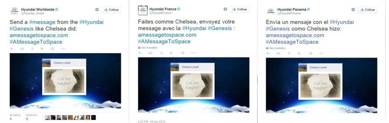 La stratégie social media internationale de Hyundai