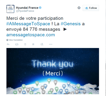 Hyundai : une opération marketing réussie