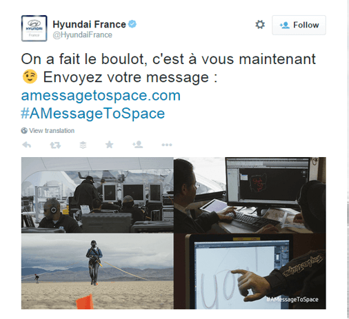 La stratégie social media de Hyundai
