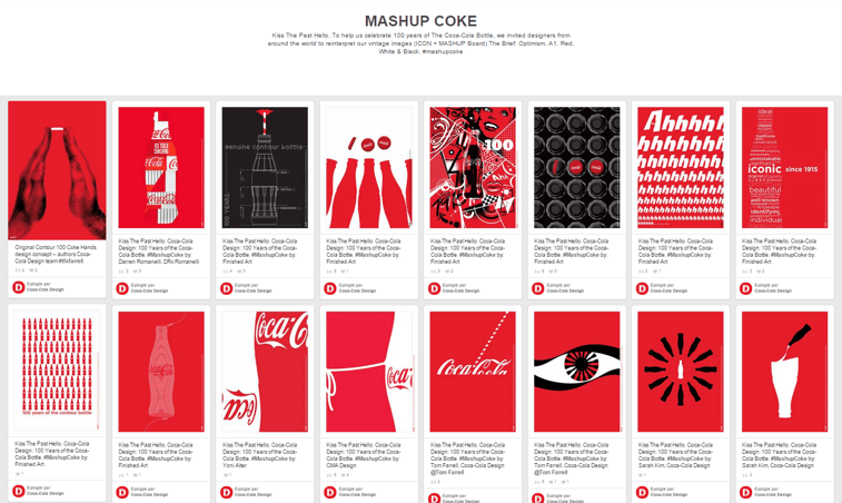 Branding et stratégie multicanale : un compte Pinterest dédié aux 100 ans de Coca Cola 