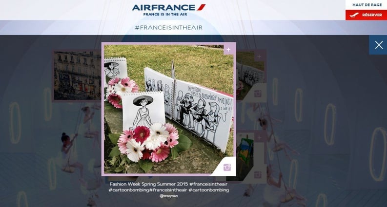 Air France fait participer les internautes