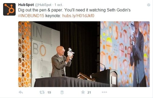Brand Content : Twitter sert aussi à valoriser en direct ses événements