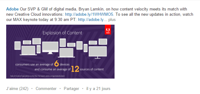 Page Linkedin : penser à des visuels percutants