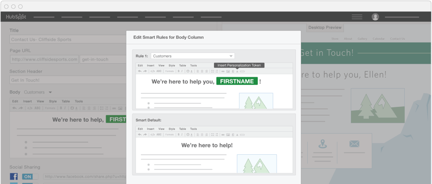 Différences entre le CMS Hubspot et Wordpress : les pages du site