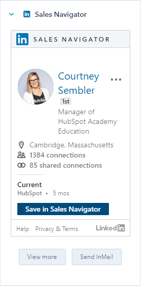 Linkedin-Sales-Navigator-Hubspot