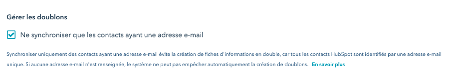 gérer les données Zoho Hubspot