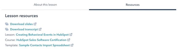 Ressources service client hubspot academy