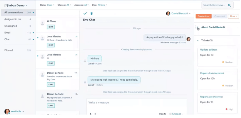 hubspot service
