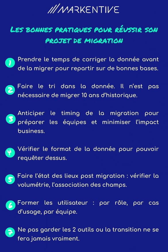 Les bonnes pratiques pour réussir son projet de migration CRM