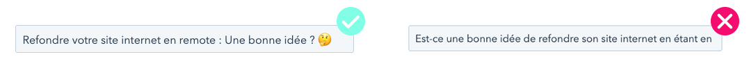email objets et preview text courts