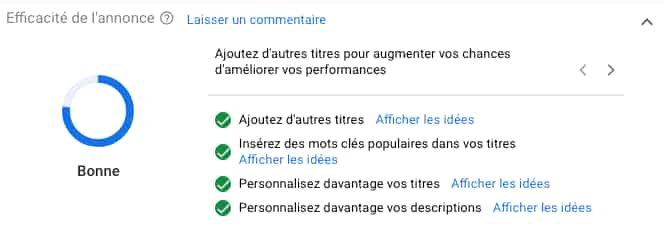 Annonces responsives Google Ads