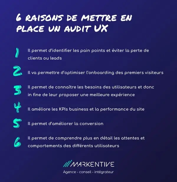 6 raisons d'effectuer un audit UX