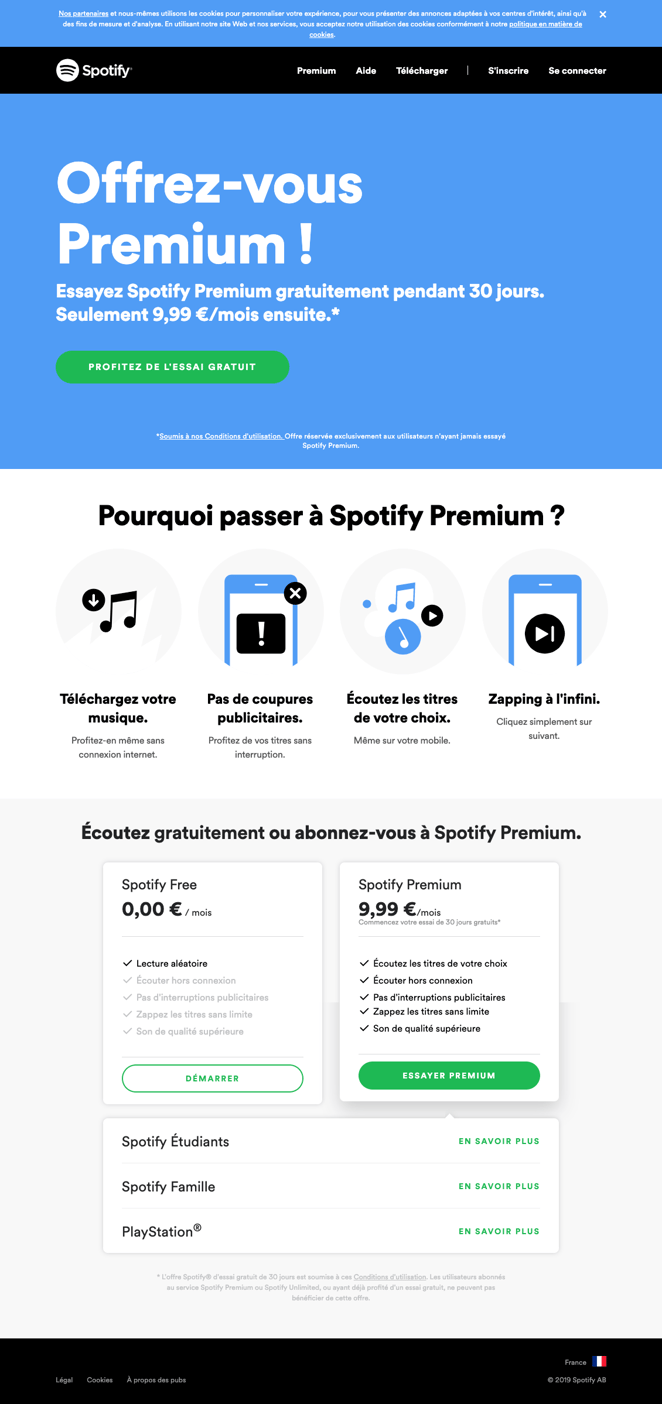 one-page-spotify
