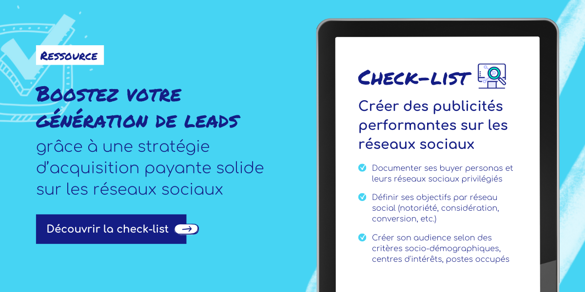 Checklist pour créer des publicités performantes