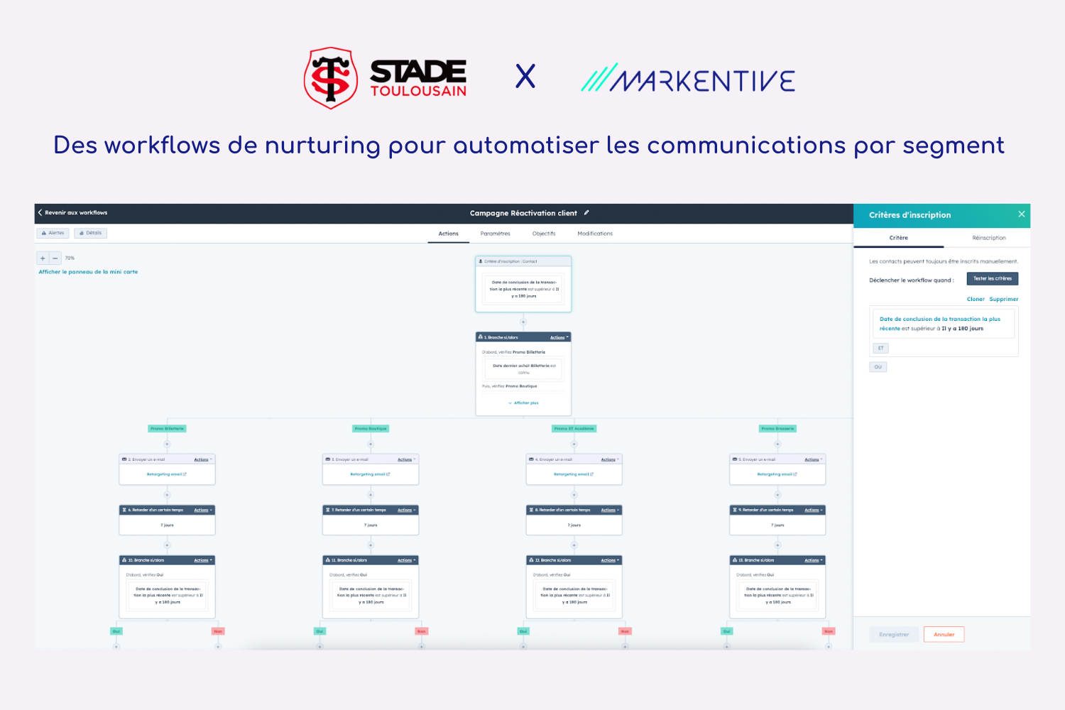 workflows nurturing stade toulousain